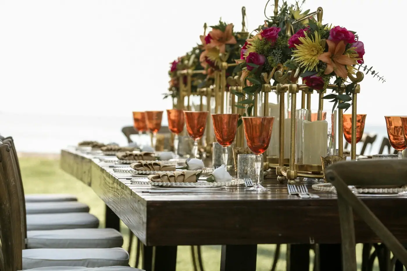 Formal private dining table